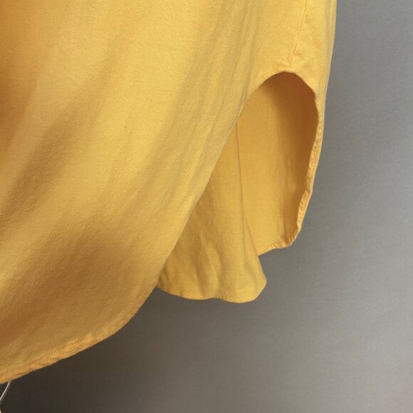 Oversized‎ T-Shirt Swimsuit Cover-Up Sleepshirt Butterflies Flowers Sz 1X Yellow - Picture 15 of 15